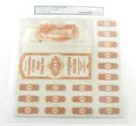 $50 1918 (1933-38) 4th Liberty Loan 4 1/4% Gold Bond PMG 53 About UNC