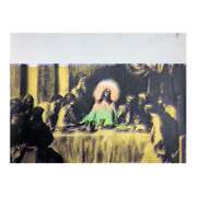 Jesus Last Supper by Steve Kaufman (1960-2010)