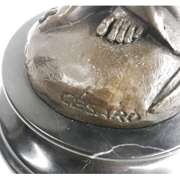 NUDE GIRL BRONZE SCULPTURE