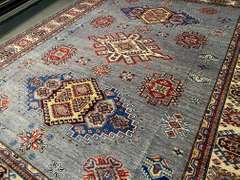 STUNNING FINE SUPER KAZAK RUG 8x10
