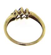 Delicate Yellow Gold Marquise Cut Tanzanite Ring