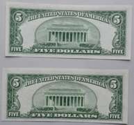 2 1950 CH CU $ 5 FR Notes