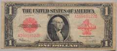 $1 Red Seal Series of 1923 US Note