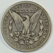 Nice sharp 1892-CC Morgan Silver Dollar. Key date