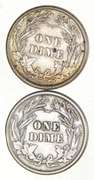 Lot (2) 1912 & 1912-D Barber Dimes