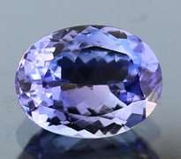 Substantial 2.89ct rich violet blue Tanzanite