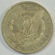 Near Mint 1890-CC Morgan Silver Dollar. Scarce key date