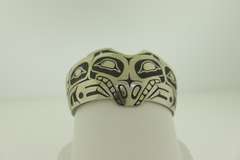 Sterling Silver O.Lonning Mag Art Northwest Cuff