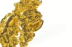 10K Yellow Gold Spade Pickaxe Prospector Nugget Miner Charm/Pendant