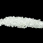 Outstanding 8.30ct diamond white Zircon set