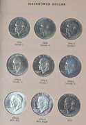 Ike Dollar Complete Set 1971-8 Unc & Proofs With Varieties
