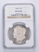 MS64 DPL 1898-O Morgan Silver Dollar - Graded NGC