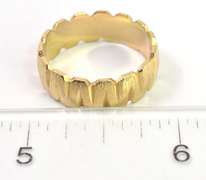 Gorgeous Carved Band in 14KT Yellow Gold