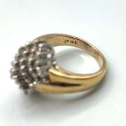 Dazzling 10kt Waterfall Diamond Ring