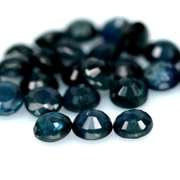 Heated only! 6.58ct royal blue Sapphire set