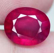 Huge 9.12ct rich imperial red Ruby center stone