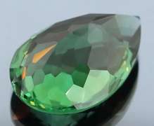 Stunning 31.94ct top green hue created Amethyst