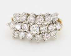 Two-Tone 1.20ctw Diamond Ring