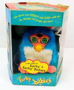 1999 Electronic Furby Babies with Box