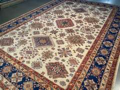 STUNNING FINE SUPER KAZAK RUG 8.7x12.3