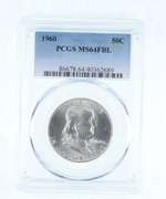 MS64 FBL 1960 Franklin Half Dollar - Graded PCGS