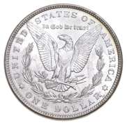 1887 Morgan Silver Dollar - Amazing Color