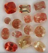 Fantastic 13.35ct 14 piece Red Andesine set