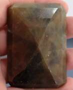 UNTREATED! Gigantic 571.5ct golden tone Sapphire