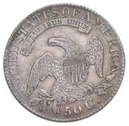 1828 Capped Bust Half Dollar - Curl 2