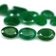 Oval cut 6.53ct 12 piece Zambian Emerald parcel