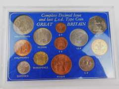 Great Britain Complete Decimal Issue & LSD Coin Set