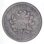 1808 Draped Bust Half Cent