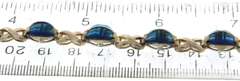 Sterling Silver London blue Topaz Bracelet