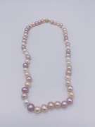 14kt Yellow Gold & Pink Pearl Necklace