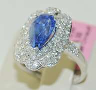Envious Sapphire and Diamond 18kt Ring