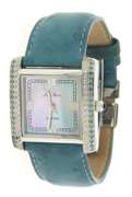 Lucien Piccard Abalone & Diamond Accented Watch
