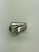 14k white gold ladies diamond ring.