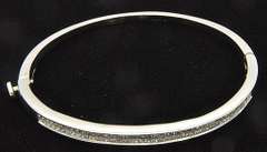 2.00 carats Princess Cut Diamond Bracelet in 14kt Gold