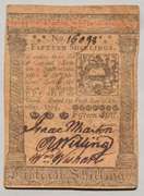 15 Shillings Jan 1773 Pennsylvania Note