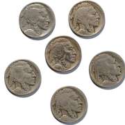 1918 PDS 1919 PDS Buffalo Nickels