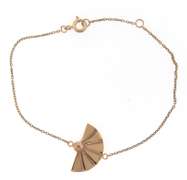 Fabulous Rose Gold Fan Bracelet