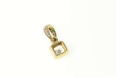 14K Yellow Gold Pandora Timeless Elegance Cushion CZ Pendant