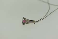Sterling Silver Amethyst Pendant With Chain