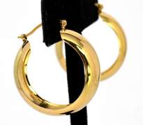 14KT Yellow Gold Hoop Earrings