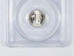 MS66 FB 1943-D Mercury Silver Dime - CAC - Graded PCGS