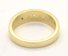 MENS 14 KT DIAMOND RING / BAND