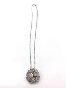 Marvelous Flower Pendant Necklace in Sterling Silver