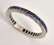 Darling Sapphire Ring in 14K WG