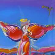 Ascending Angel by Peter Max