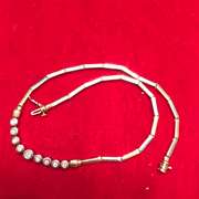 14k white and yellow gold diamond necklace